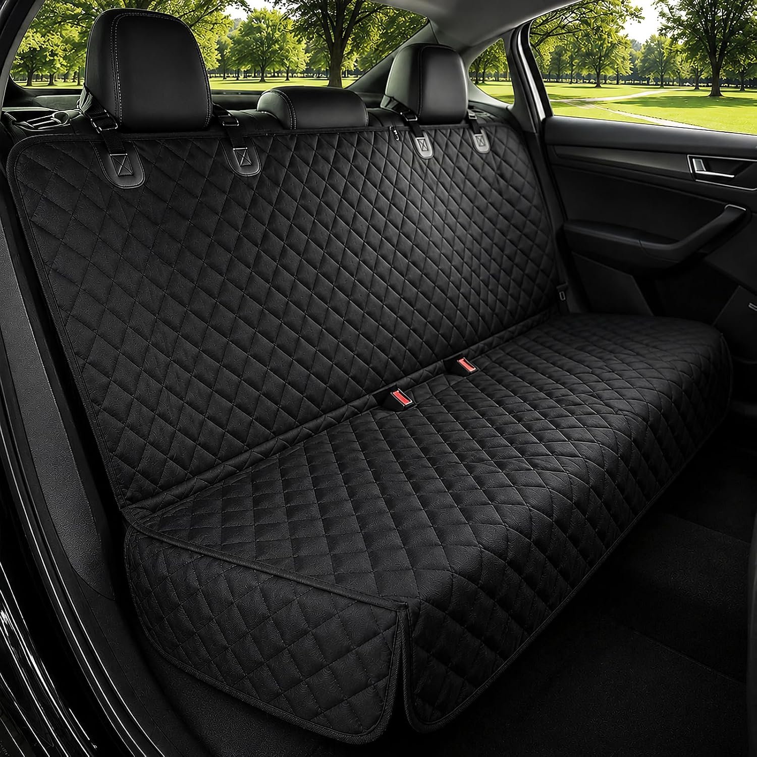 Dog Car Seat Cover & Protector, Pet Back Seat Cover for Cars & SUVs, 54″
