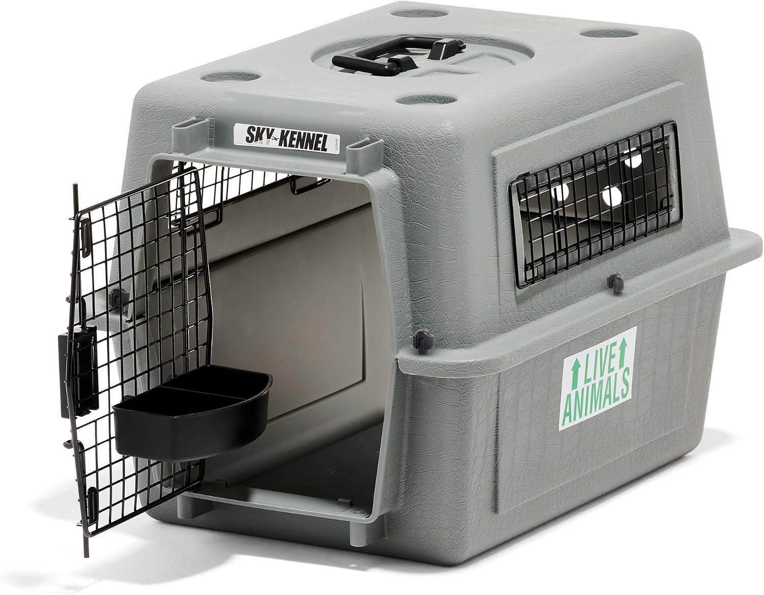Petmate Sky Kennel for Air Travel, 21in Dog Crate for Pets up to 15lbs