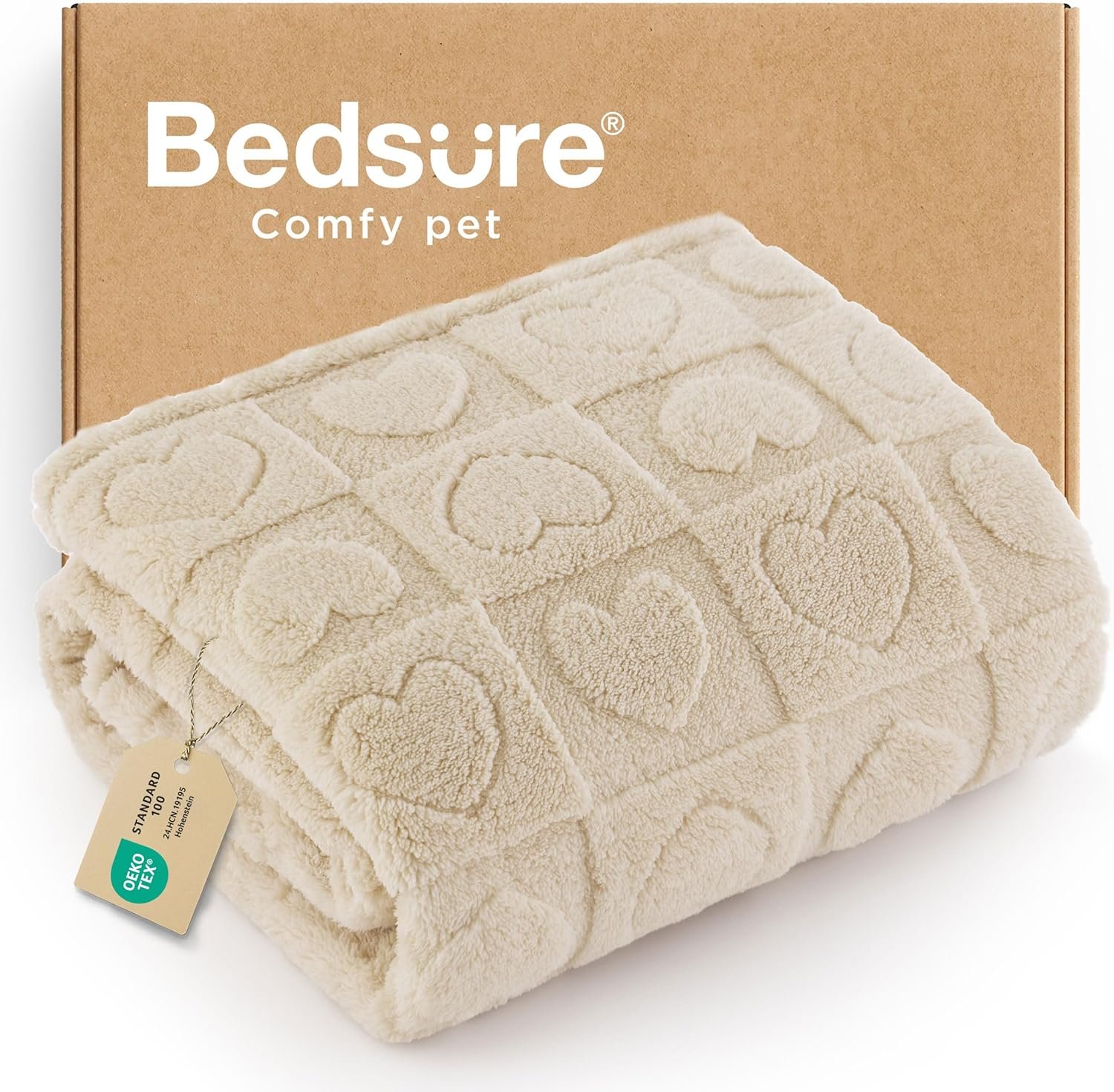 Bedsure Dog Blanket for Small Dogs Puppy and Cats, Soft Fleece, 25×35 inch