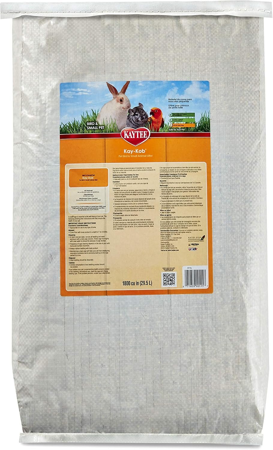 Kaytee Kay-KOB Bedding, 1 Cu Ft