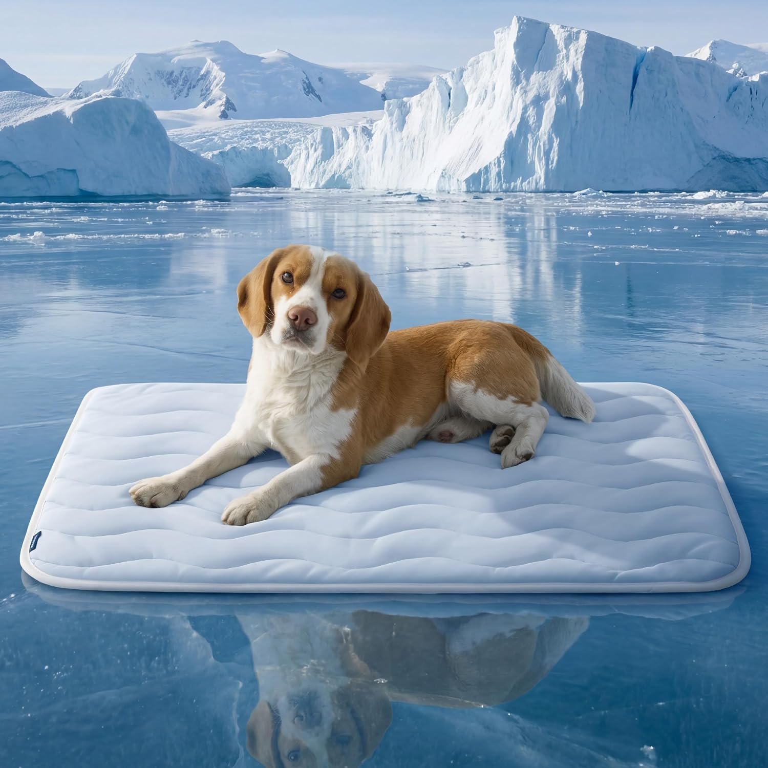 Bedsure Cooling Mat for Large Dogs,Washable Breathable QMax>0.4 Cool Fiber