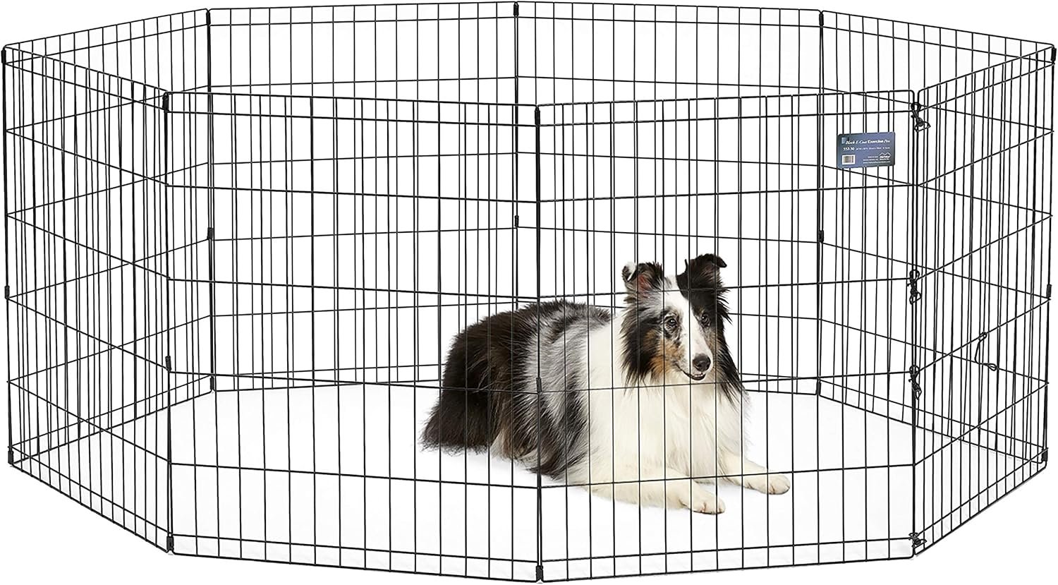 MidWest 30-Inch Exercise Pen, No Door, 16 Sq Ft Play Area