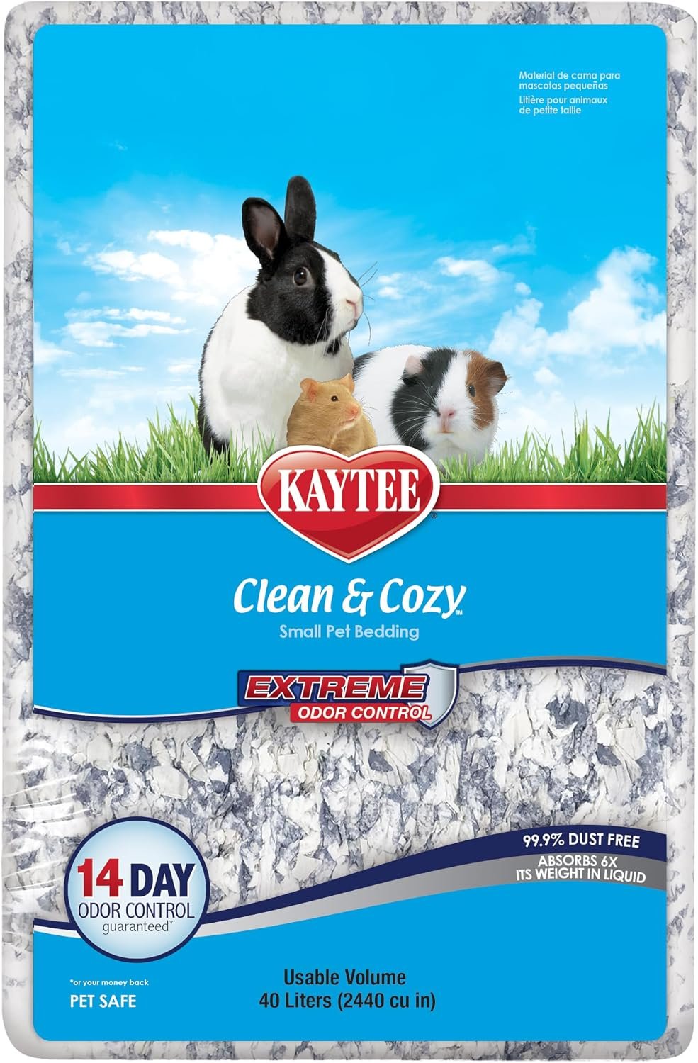 Kaytee Clean & Cozy Extreme Odor Control Hamster Bedding, 40 Liters