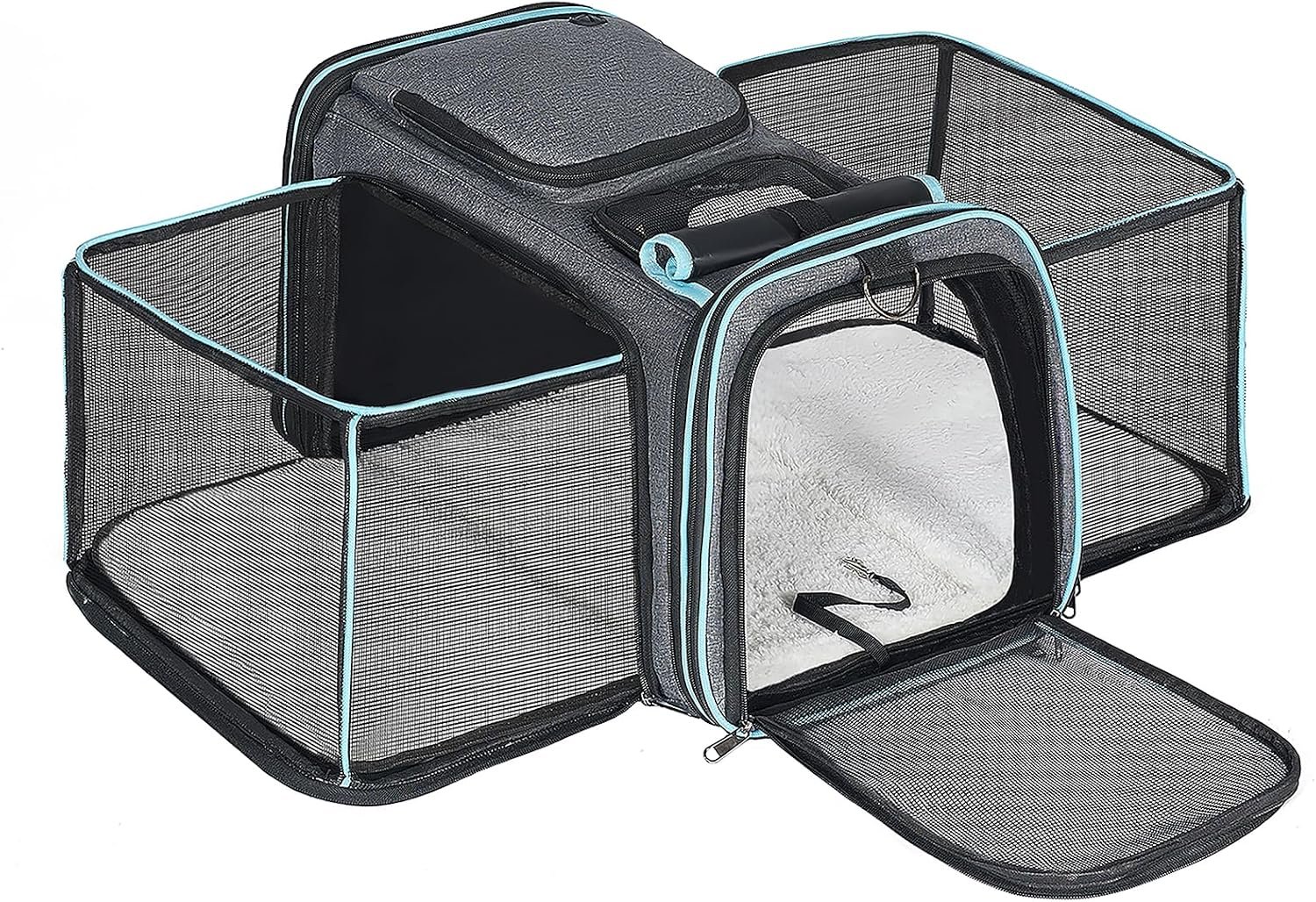 Pesen Expandable Dog and Cat Carrier, Airline Approved, Soft-Sided