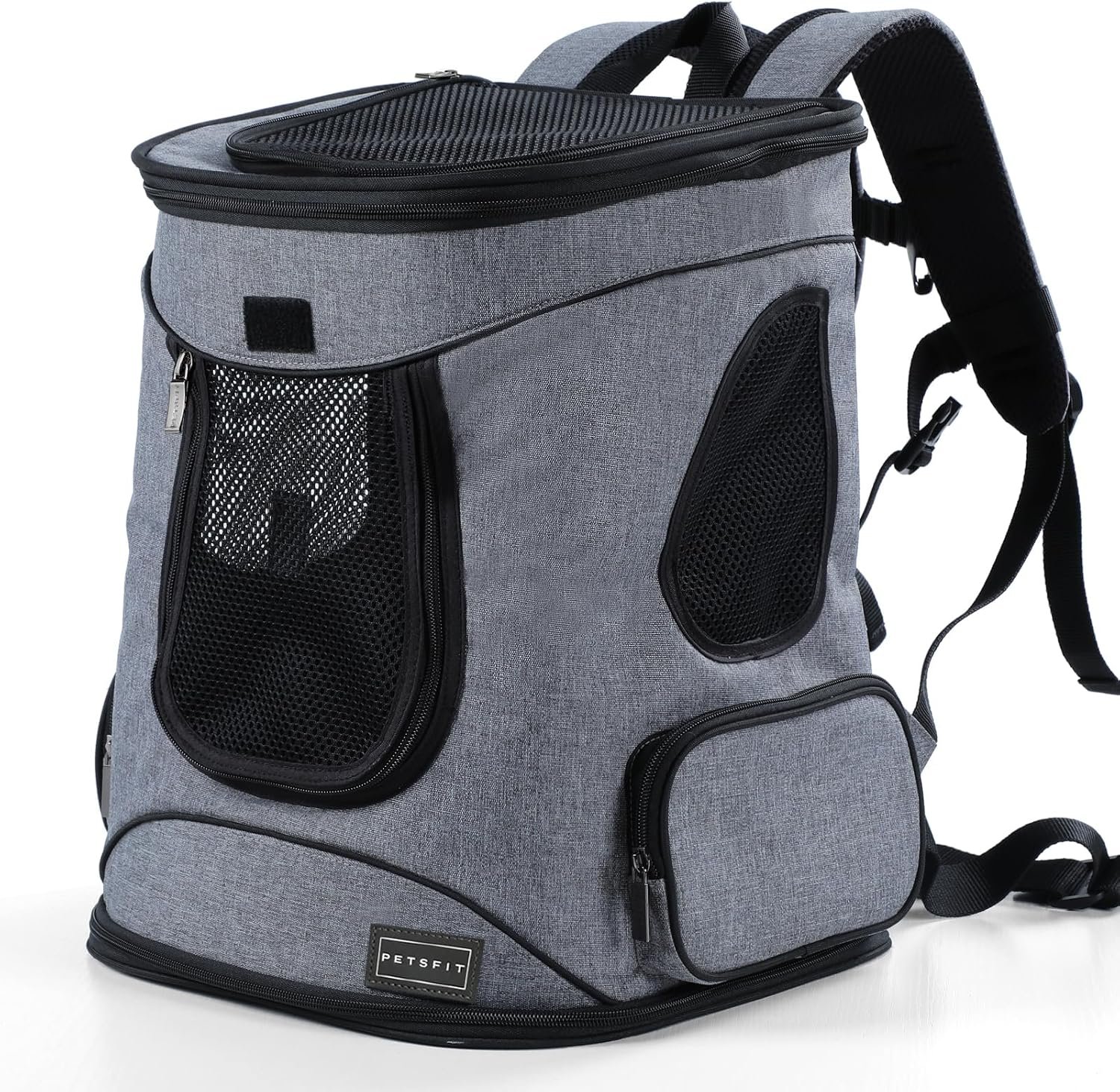Petsfit Dog and Cat Backpack Carrier, Padded Waist Support, Up to 18 lb