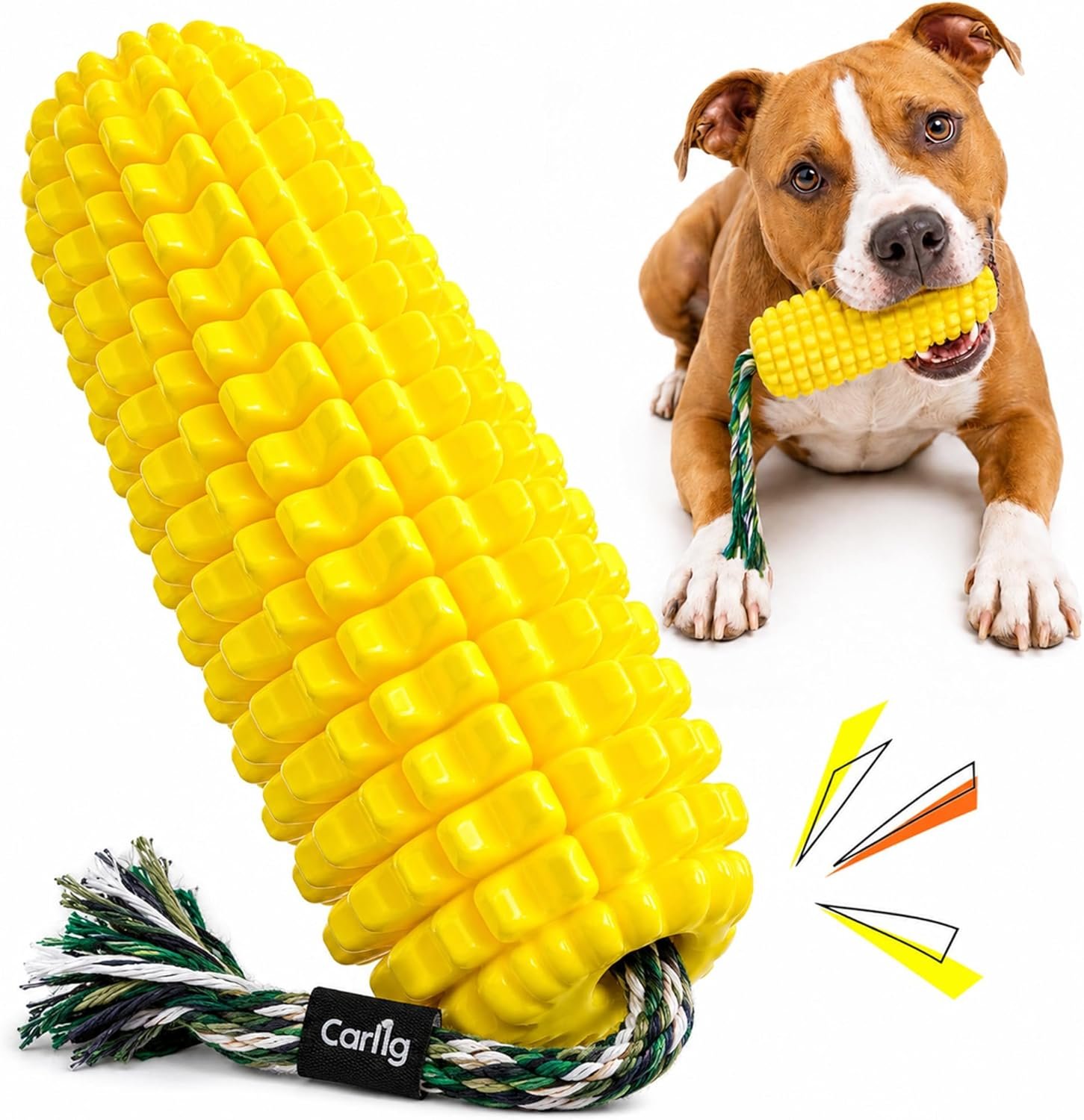 Carllg Dog Chew Toys for Aggressive Chewers, Indestructible Tough Dog Toys