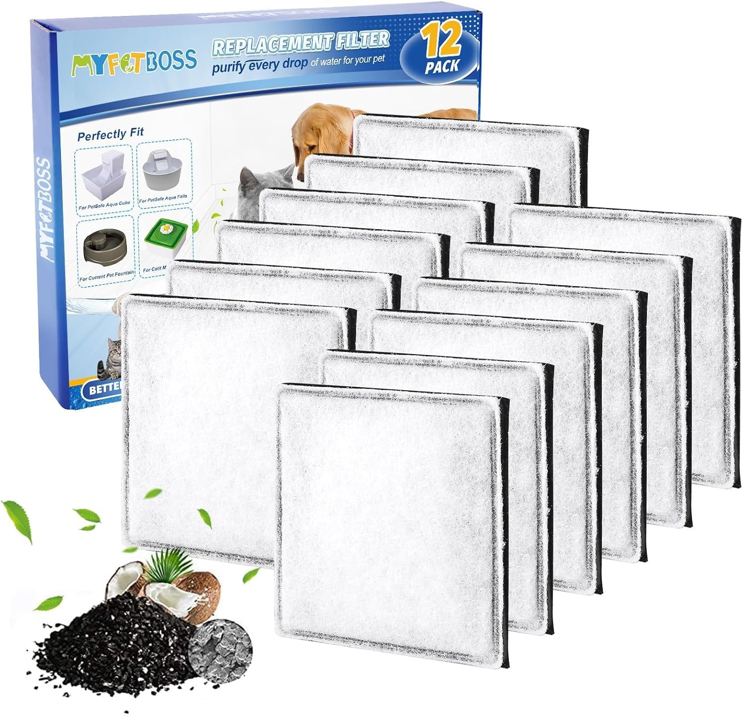 Cat Water Filter Fit for Premier Pet Fountain Filters Replacement
