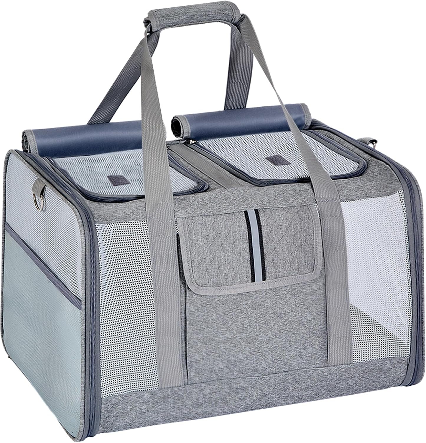 Lawfery Cat Carrier for 2 Cats, Large Soft-Sided Pet Travel Carrier