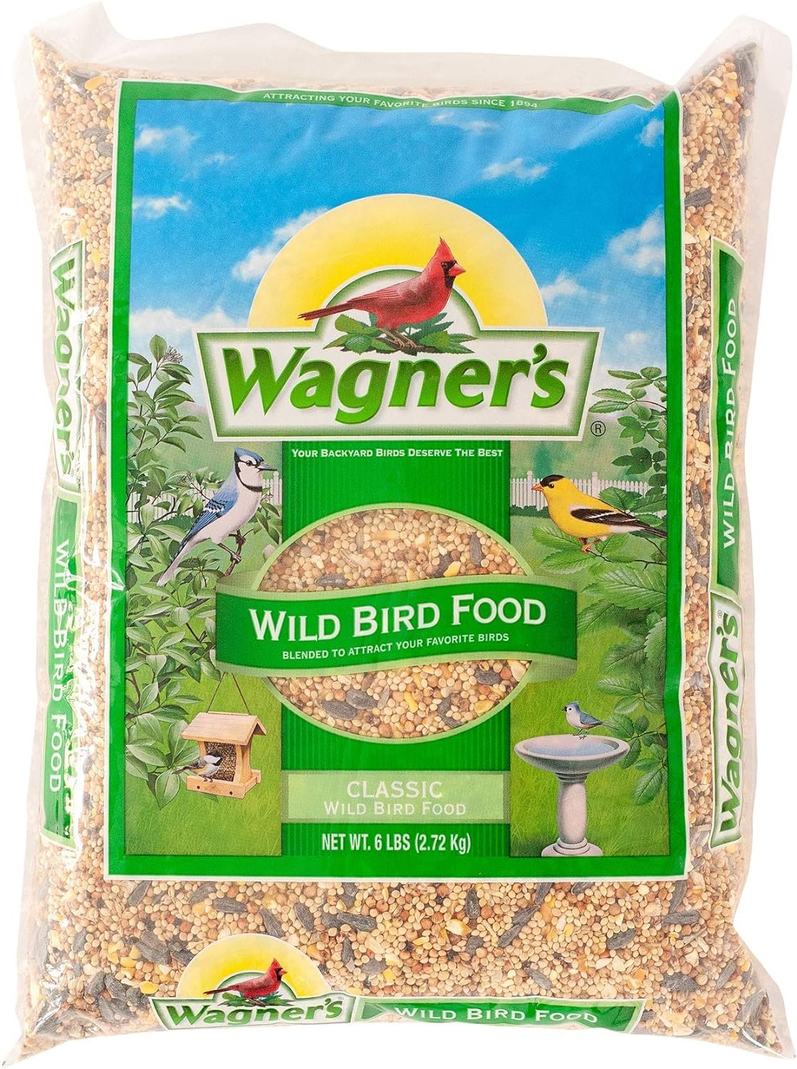 Wagner’s 52003 Classic Blend Wild Bird Food, 6-Pound Bag