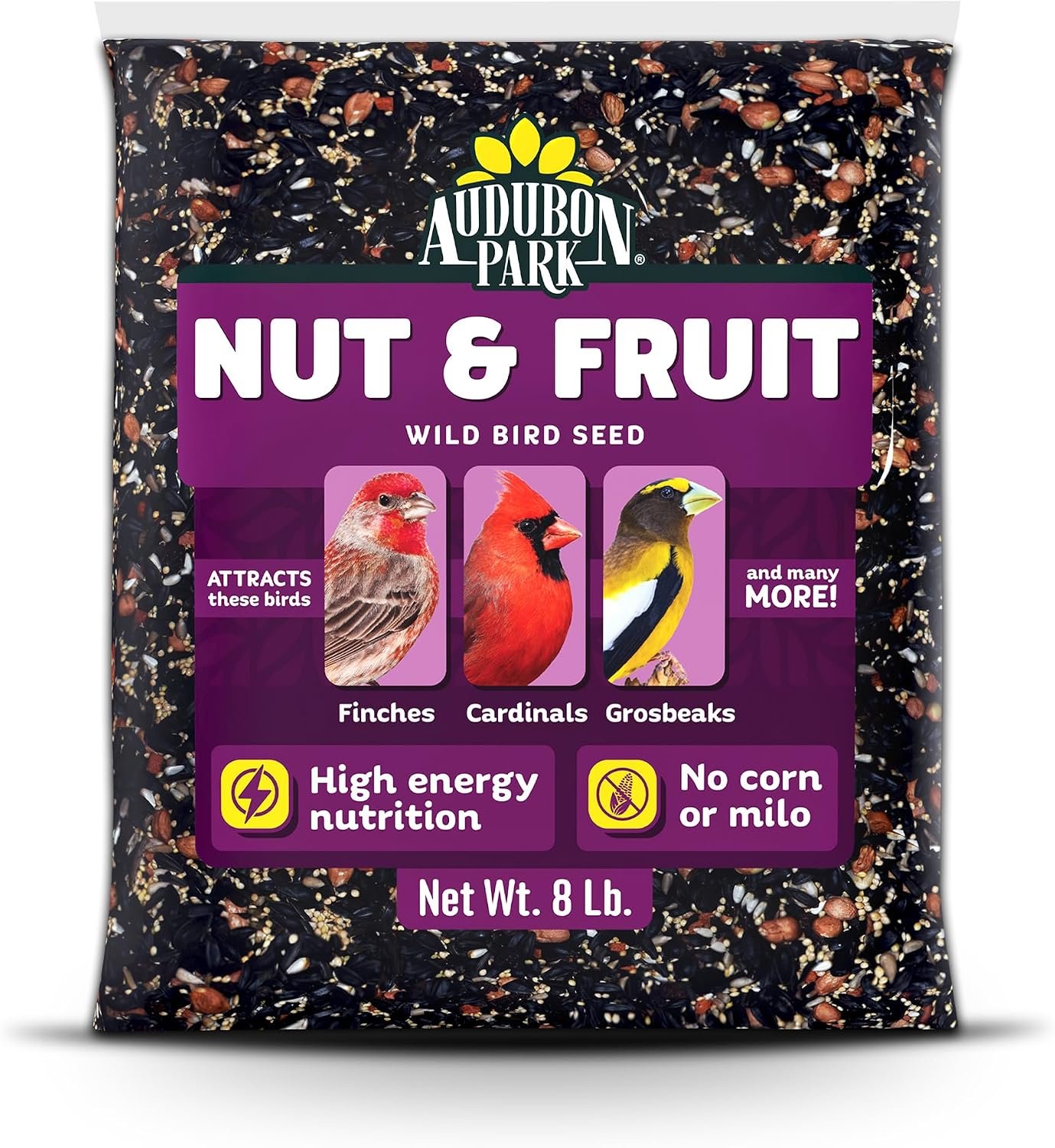 Audubon Park Nut & Fruit Wild Bird Seed, 8 lb