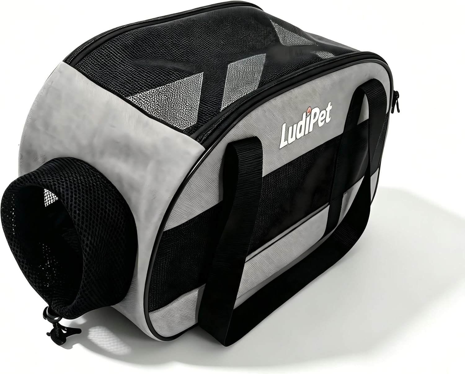 Airline-Friendly Pet Carrier for Cats and Small Dogs, Gray