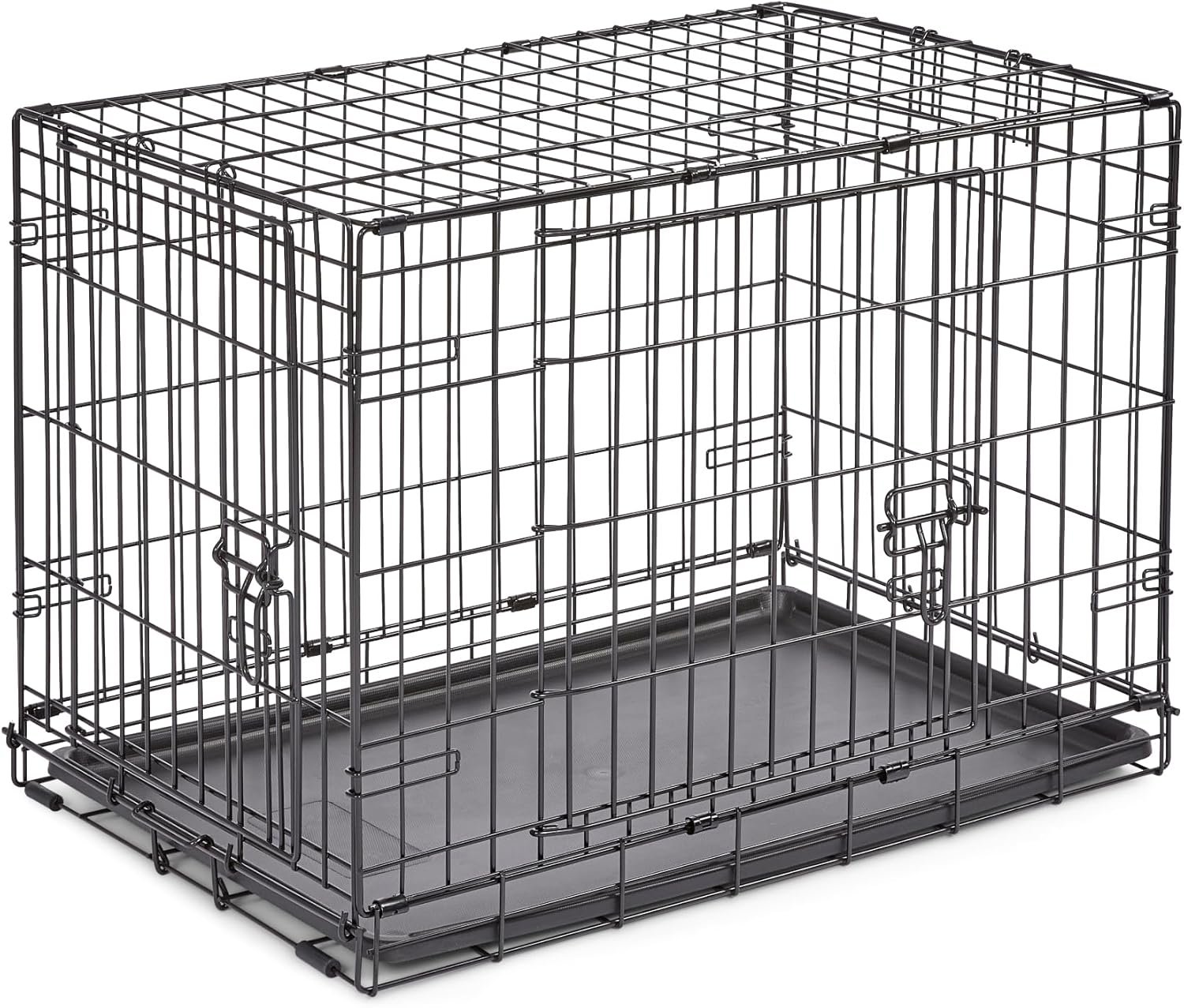 New World by Midwest 30-Inch Double Door Crate, Medium Breeds, 21-40 lbs