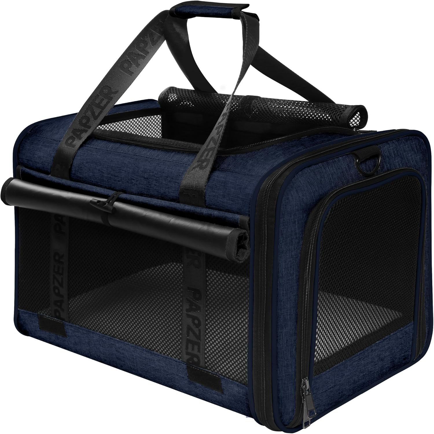 Cat Carrier for Travel, Soft-Sided, Top Loading, Privacy Curtain, to 20 lbs