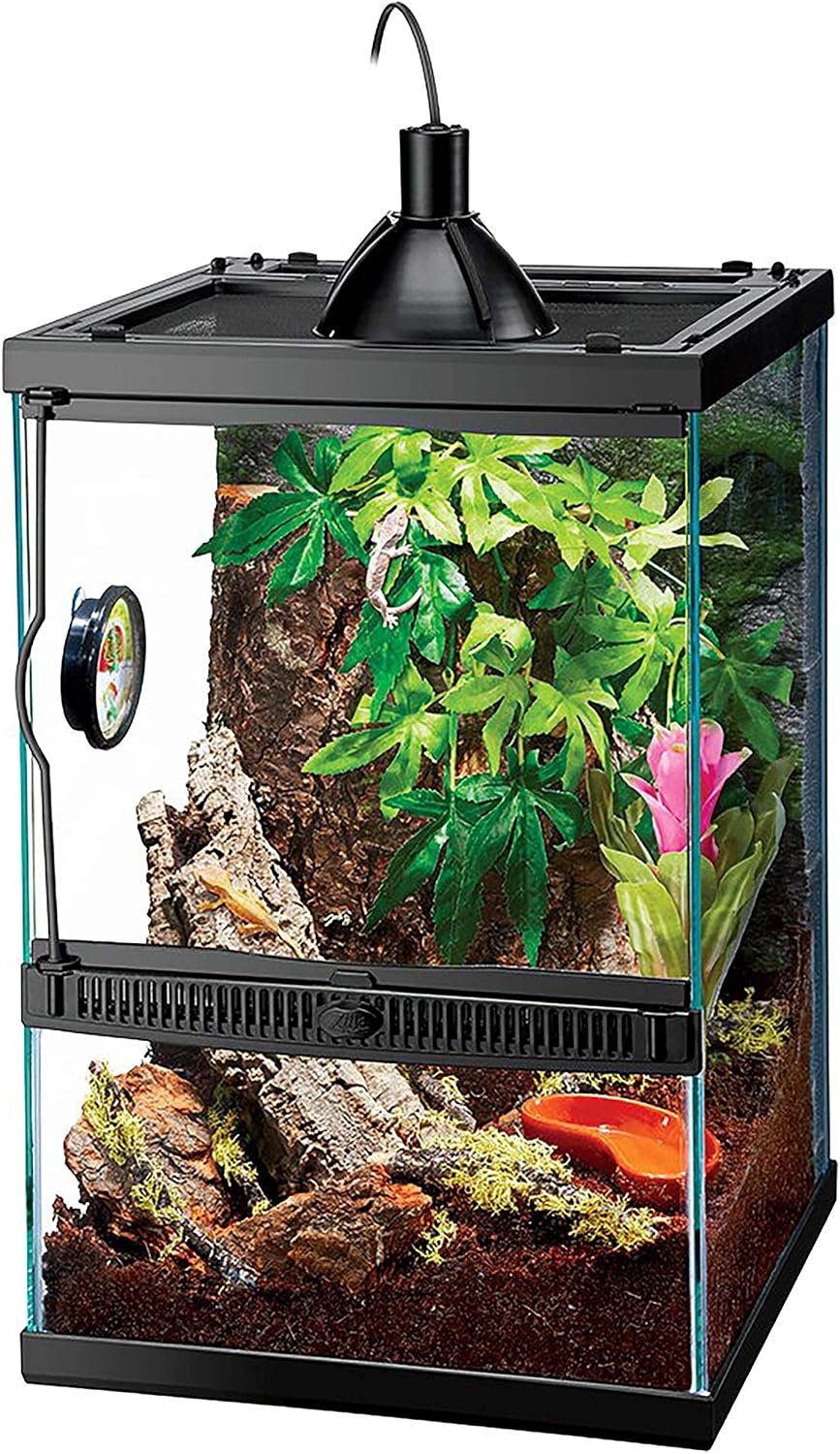 Zilla 11 Gallon Glass Tropical Vertical Terrarium Kit