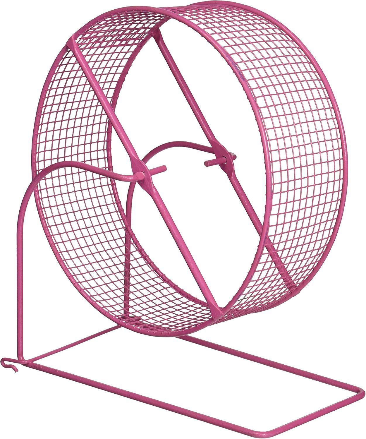 Prevue Pet Products Wire Mesh Hamster Wheel Silent Spinning – 8 Inch