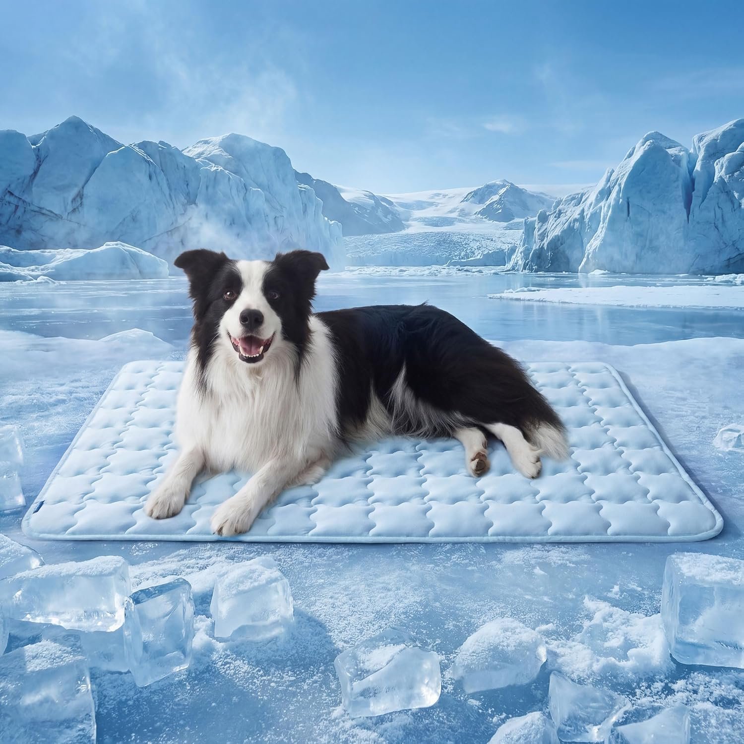 Bedsure ArcticMax™ Cooling Mat for Large Dogs,Q-Max>0.5 Chill Fiber,41In