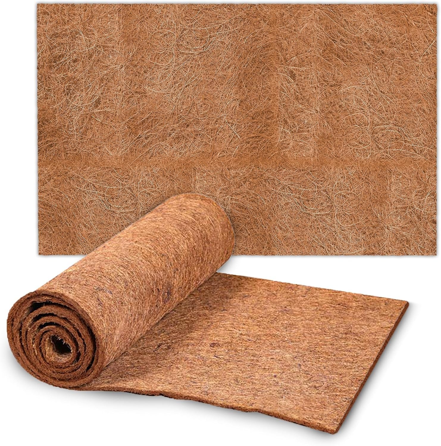 SunGrow Coco Fiber Hermit Crab & Reptile Carpet, Gecko Terrarium Liner, and Floor Bedding Substrate & Supplies, Climbing Wall Carpet & Mat for Hermit Crabs, 10″ x 13″, 1 Piece Per Pack
